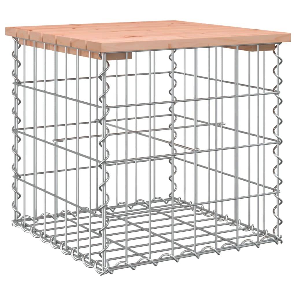Maison Chic - Banc de jardin - Banc d'extérieur - Banquette design gabion 43x44x42 cm bois massif de douglas - Imagen 1