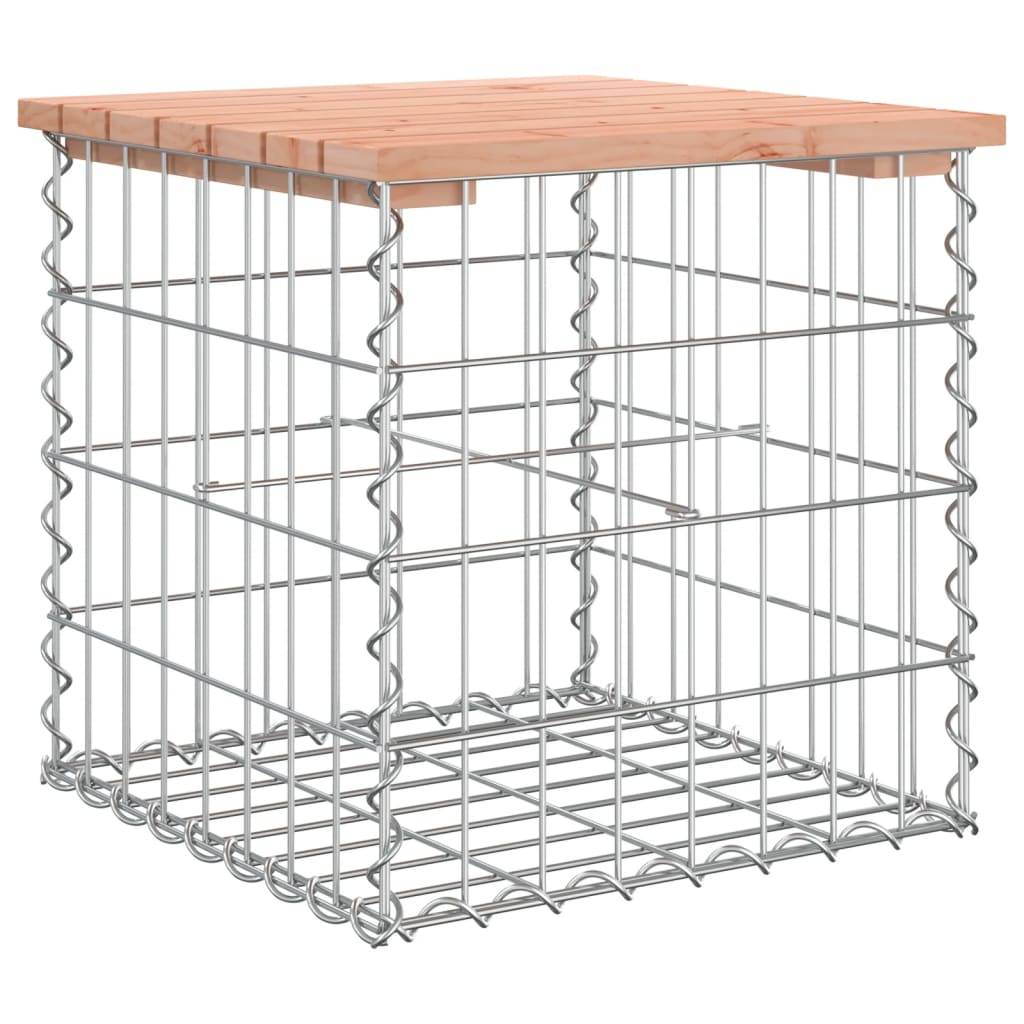 Maison Chic - Banc de jardin - Banc d'extérieur - Banquette design gabion 43x44x42 cm bois massif de douglas - Imagen 5