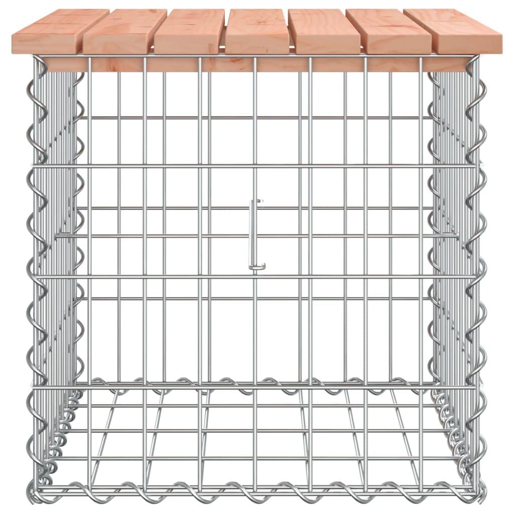 Maison Chic - Banc de jardin - Banc d'extérieur - Banquette design gabion 43x44x42 cm bois massif de douglas - Imagen 4