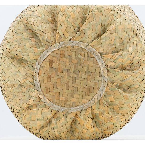 Aubry Gaspard - Sac rond en jonc de mer pliant Diamètre 35 cm Aubry Gaspard - Image 3