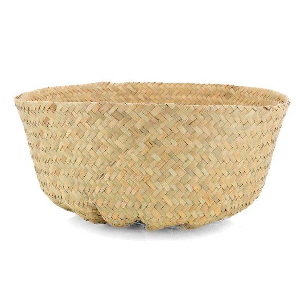 Aubry Gaspard - Sac rond en jonc de mer pliant Diamètre 35 cm Aubry Gaspard - Image 5