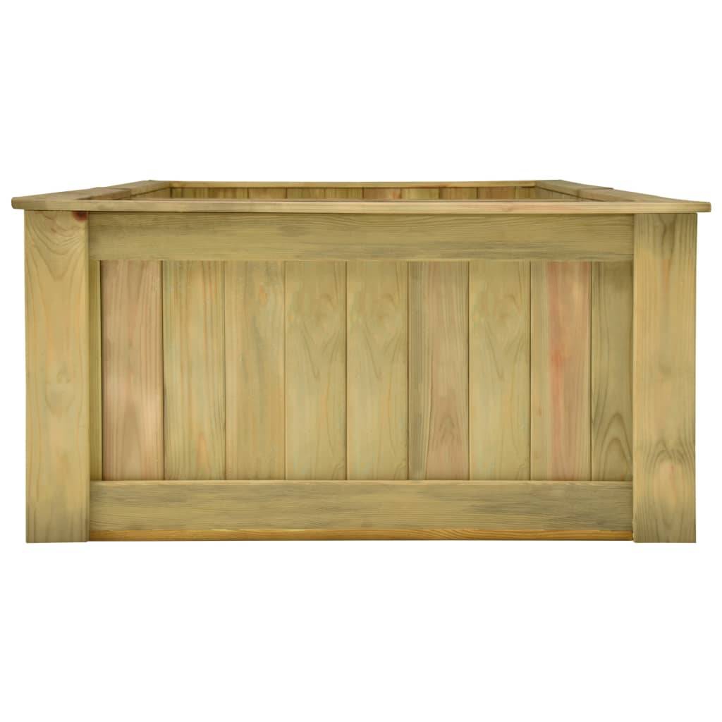 Helloshop26 - Jardinière surélevée 196 x 100 x 50 cm jardin plantes fleurs bois de pin imprégné - Image 3
