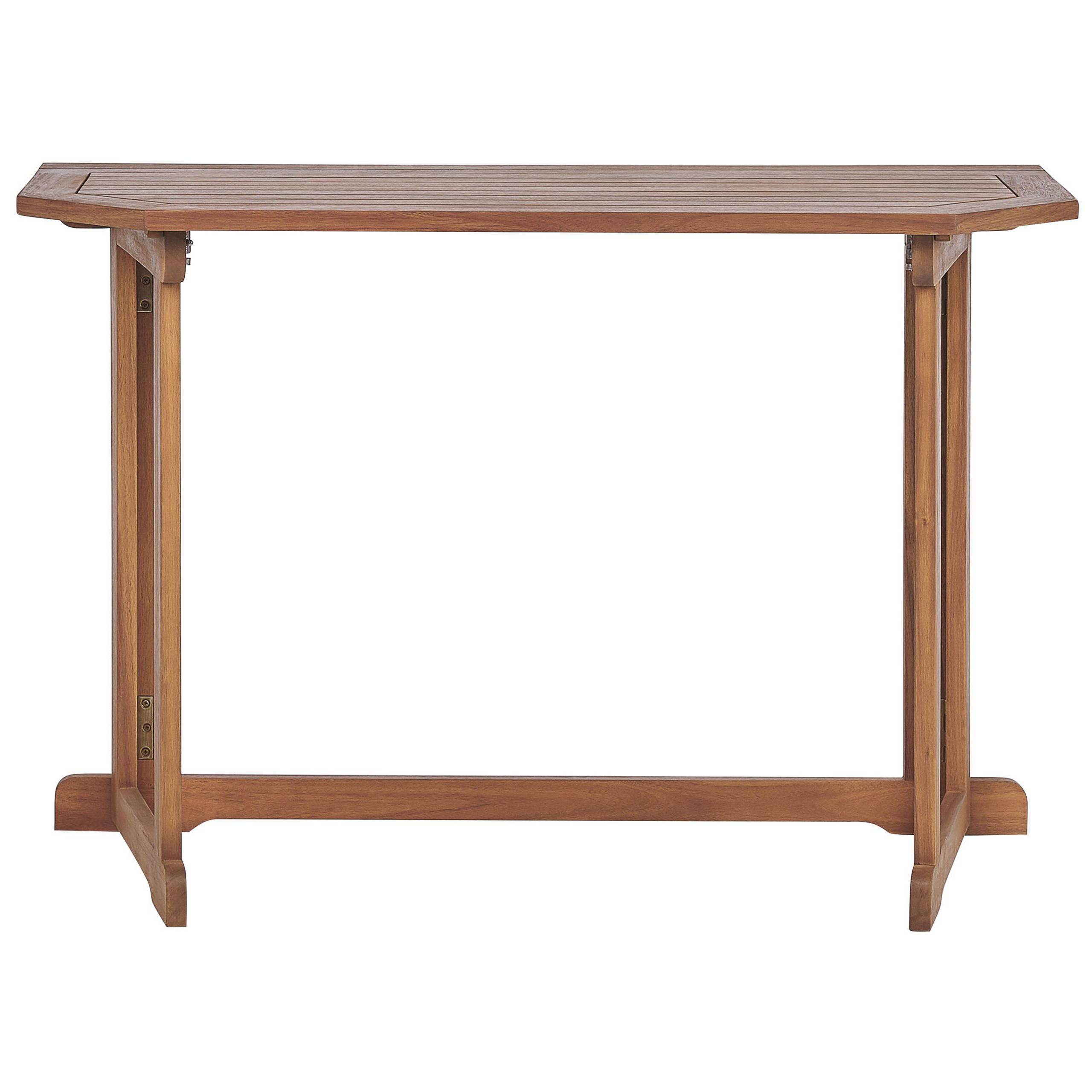 Table pliable Acacia Marron TREIA - Beliani - Image 4