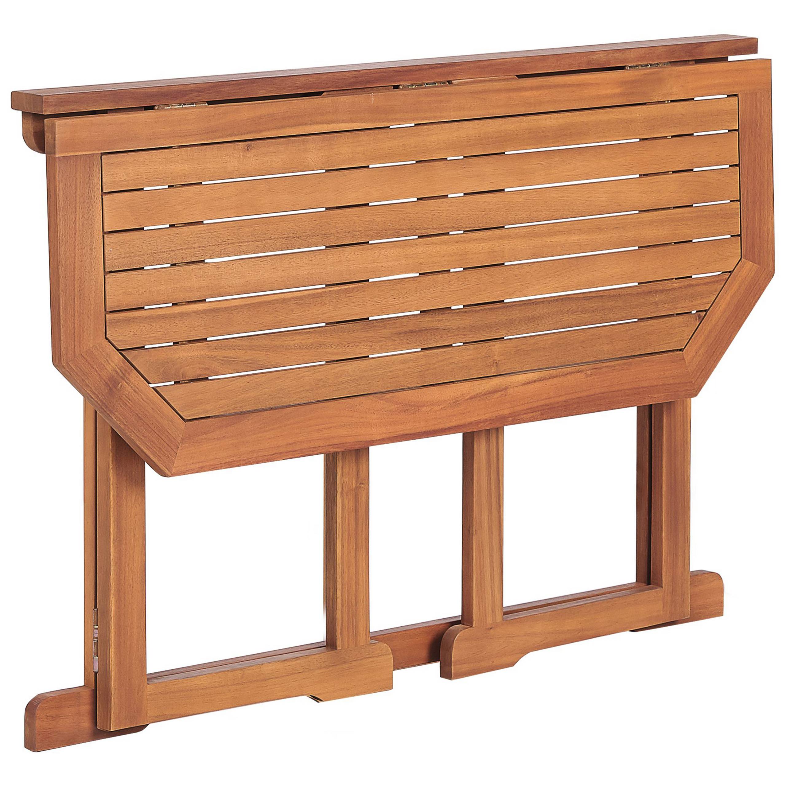 Table pliable Acacia Marron TREIA - Beliani - Image 5