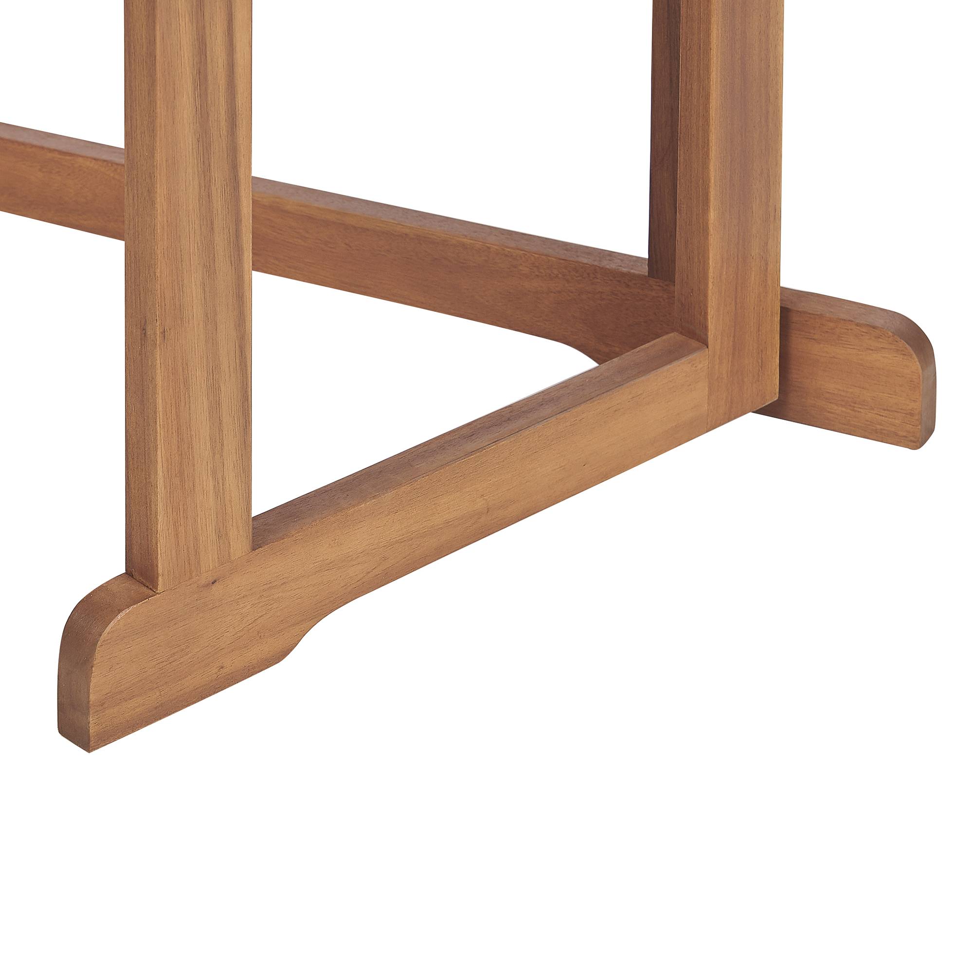 Table pliable Acacia Marron TREIA - Beliani - Image 7