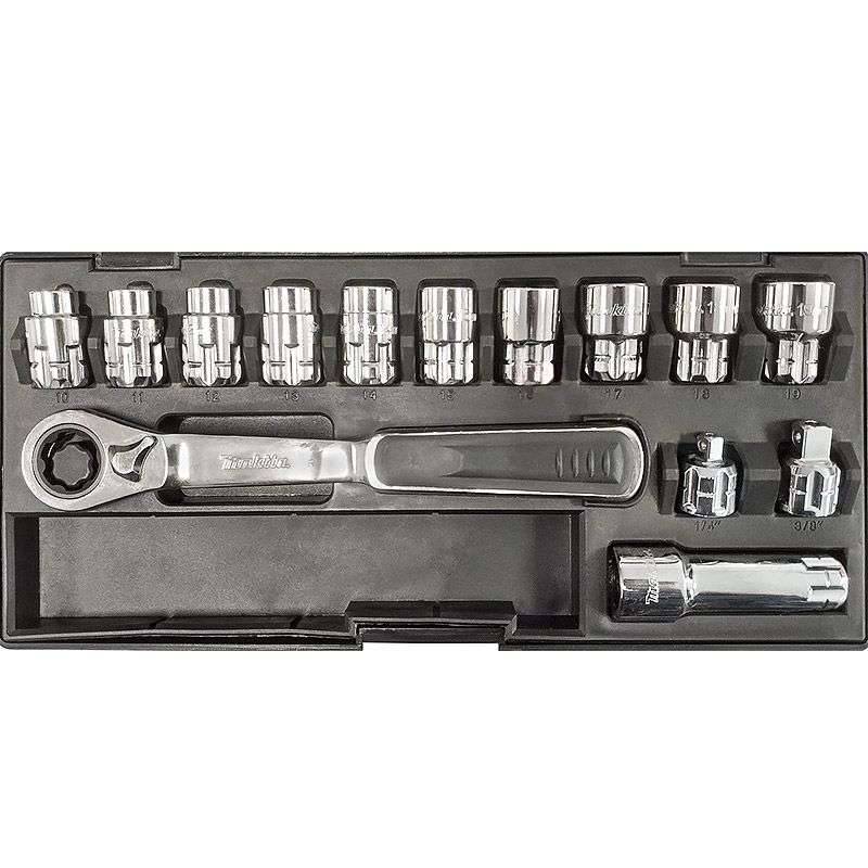 Makita - Coffret Clé à cliquet douilles traversantes métriques MAKITA B-65595 Makita - Imagen 2