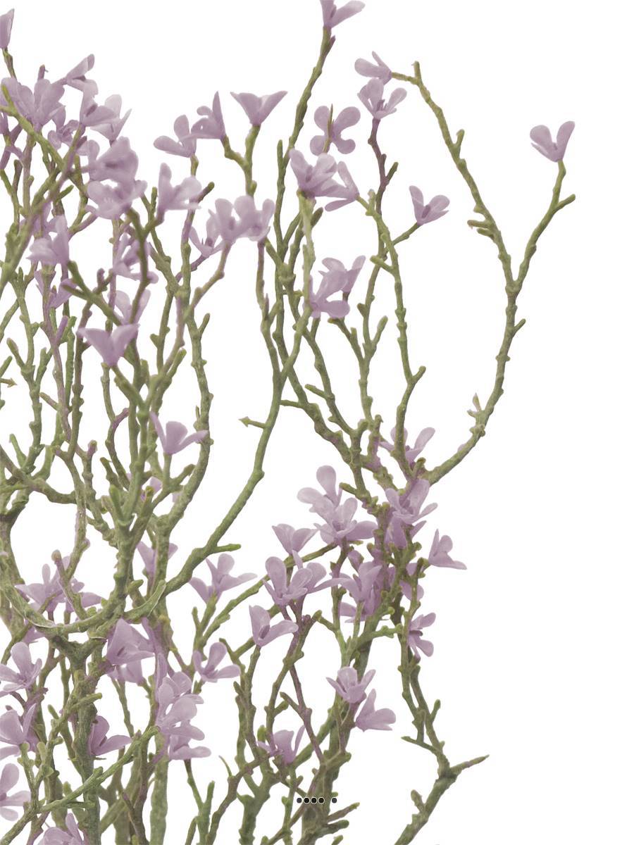 Artificielles - Jasmin artificiel en branche, 4 ramures, H 44 cm Mauve violet - BEST - couleur: Mauve violet - Imagen 3