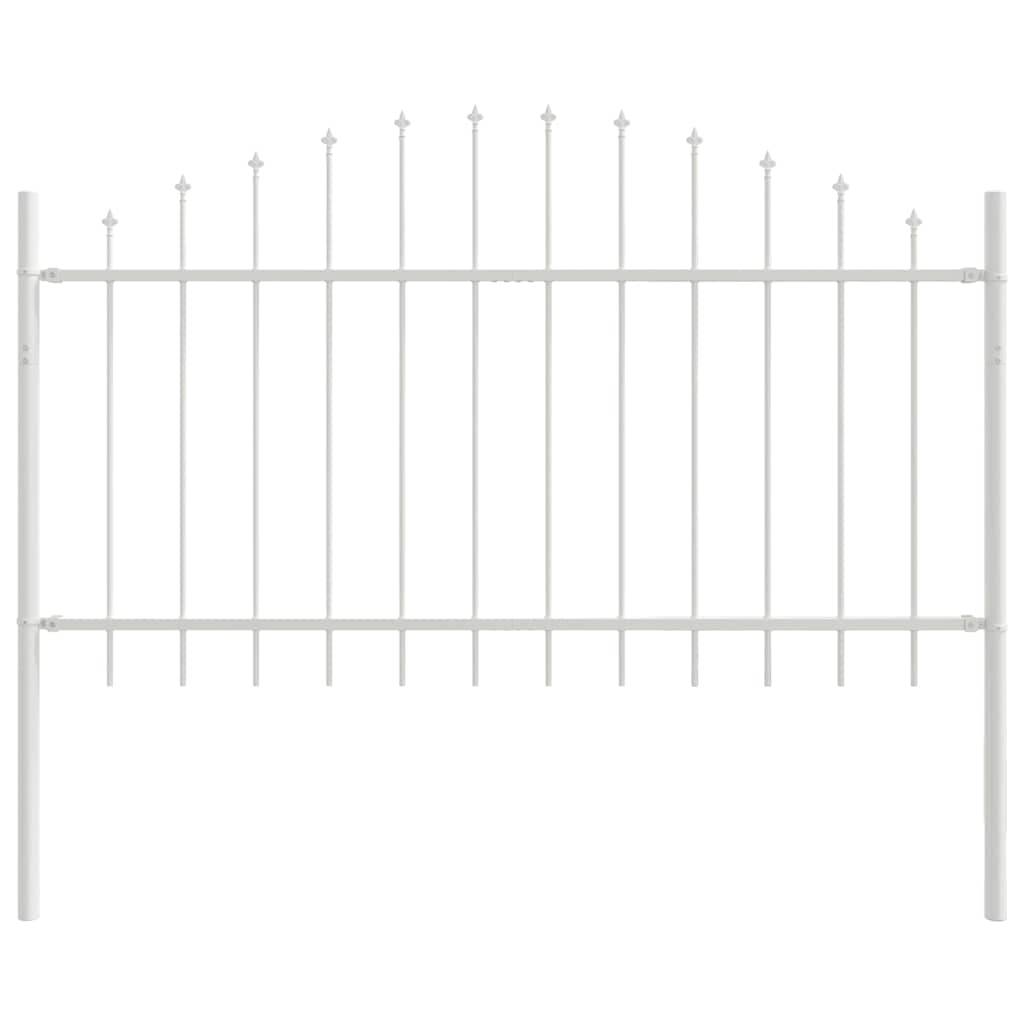 PANGIVO - Clôture jardin acier blanc 170 x 140 cm, Poids :19.2kg - PANGIVO - Image 5
