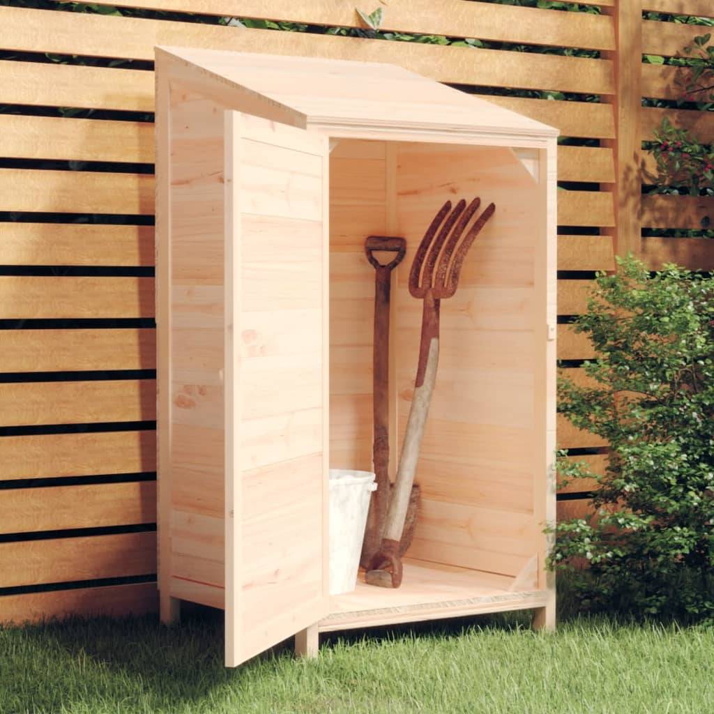 Abri de jardin 0.29m² - Cabane de jardin - Remise de jardin 55x52x112 cm Bois de sapin solide MAISON CHIC - Image 2