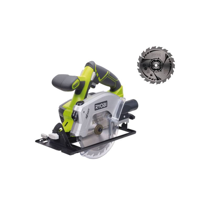 Ryobi - Pack RYOBI - Scie circulaire RWSL1801M - 18V One+ - diamètre 150 mm sans batterie ni chargeur - Lame ultra fine CSB150A1 - Image 1