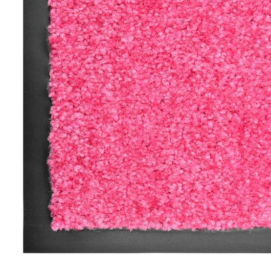 Long Paillasson Rose Lavable Polyamide Anti-salissures pour Couloir d'Entrée 60x180 cm – ComfortXL Outdoor Living - Image 3