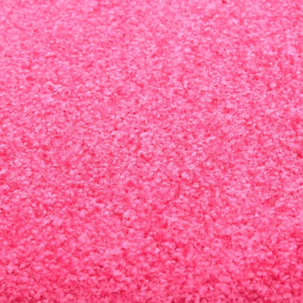 Long Paillasson Rose Lavable Polyamide Anti-salissures pour Couloir d'Entrée 60x180 cm – ComfortXL Outdoor Living - Image 4