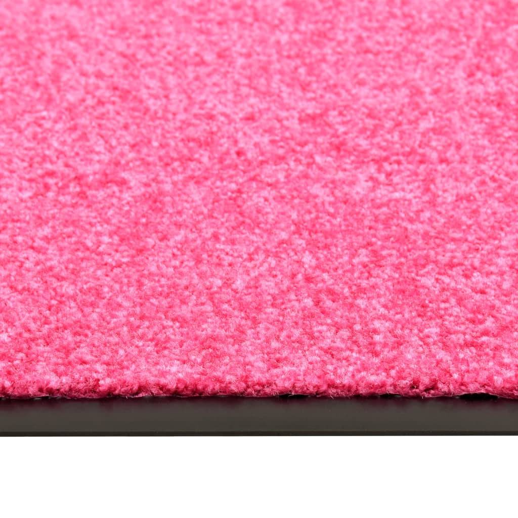 Long Paillasson Rose Lavable Polyamide Anti-salissures pour Couloir d'Entrée 60x180 cm – ComfortXL Outdoor Living - Image 5