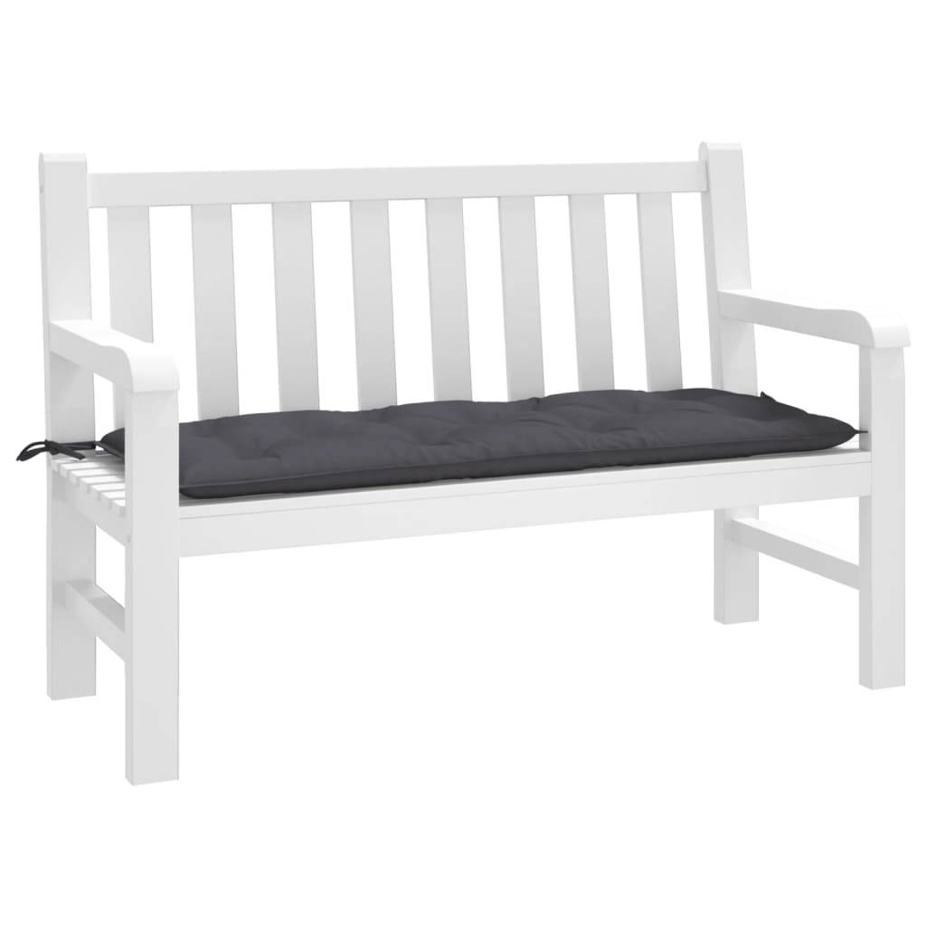 ComfortXL - Grand Coussin pour Banc Tissu Oxford Confortable pour Salon de Jardin Anthracite 120x50x7 cm – ComfortXL Outdoor Living