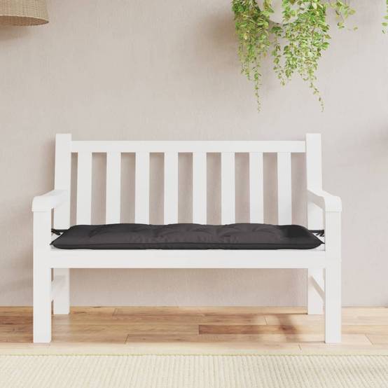 Grand Coussin pour Banc Tissu Oxford Confortable pour Salon de Jardin Anthracite 120x50x7 cm – ComfortXL Outdoor Living - Image 3
