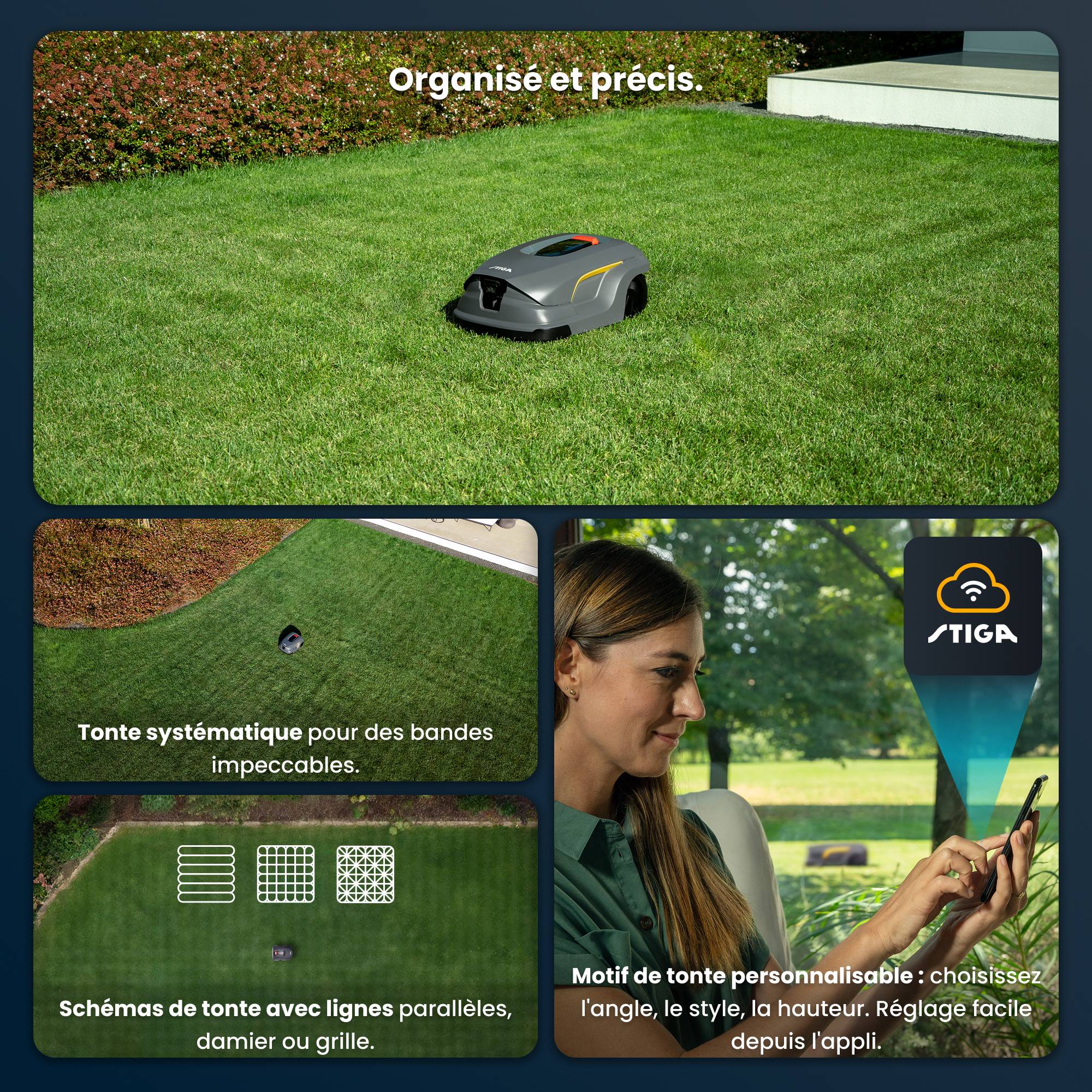 Stiga - Robot Tondeuse A 50v, 25.2 V, 26 cm, GPS-RTK, Caméra IA, jusqu'à 5 000 m² - STIGA - Image 5