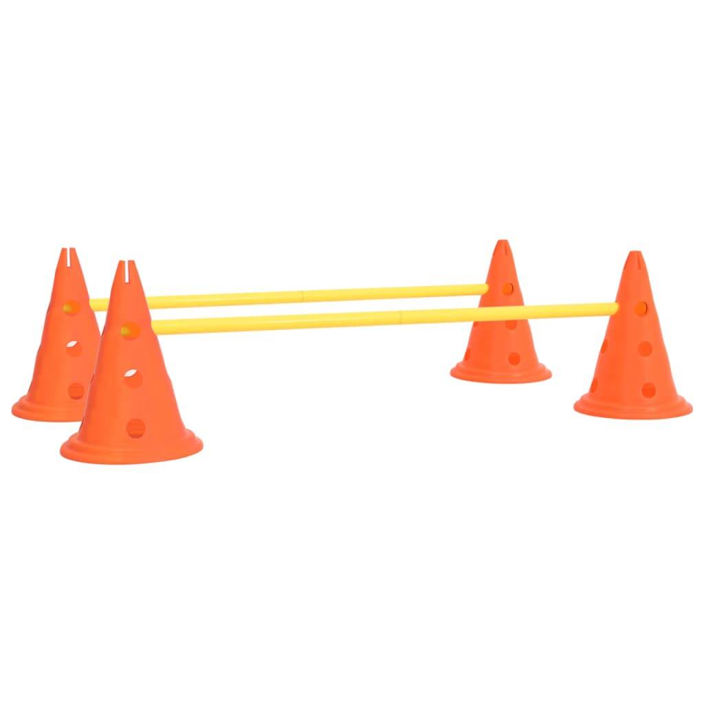 Vidaxl - Ensemble d'obstacles d'activité pour chien Orange et jaune vidaXL 150951 - Imagen 2