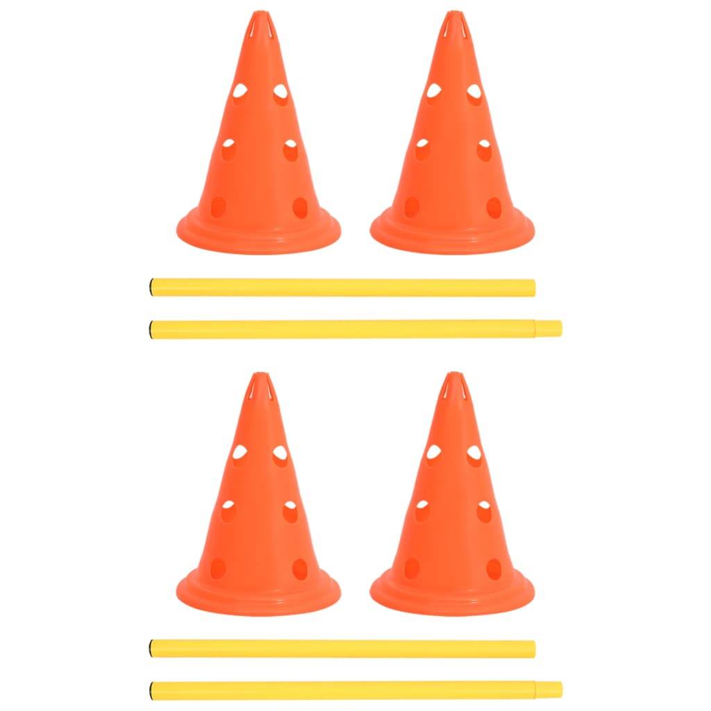 Vidaxl - Ensemble d'obstacles d'activité pour chien Orange et jaune vidaXL 150951 - Imagen 4