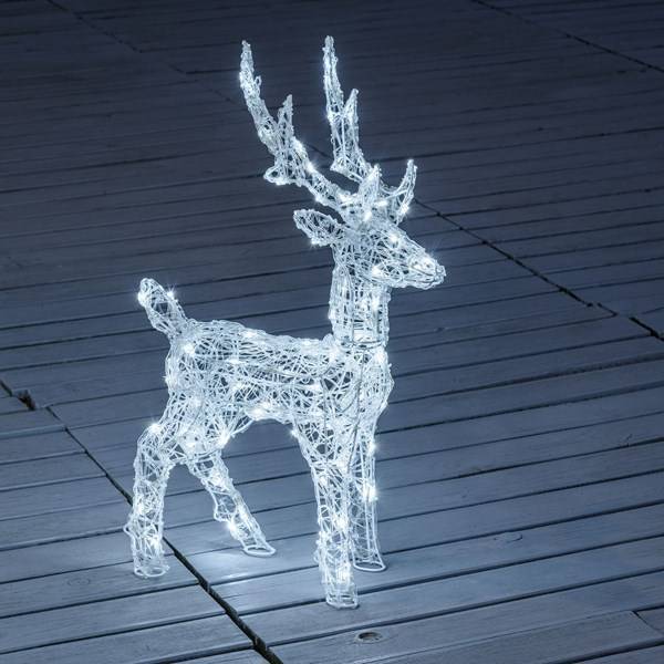 Lotti - Renne lumineux 3D H65cm 80 LED blanc froid 8 modes animation IP44 SMART Connect  Lotti - Imagen 9