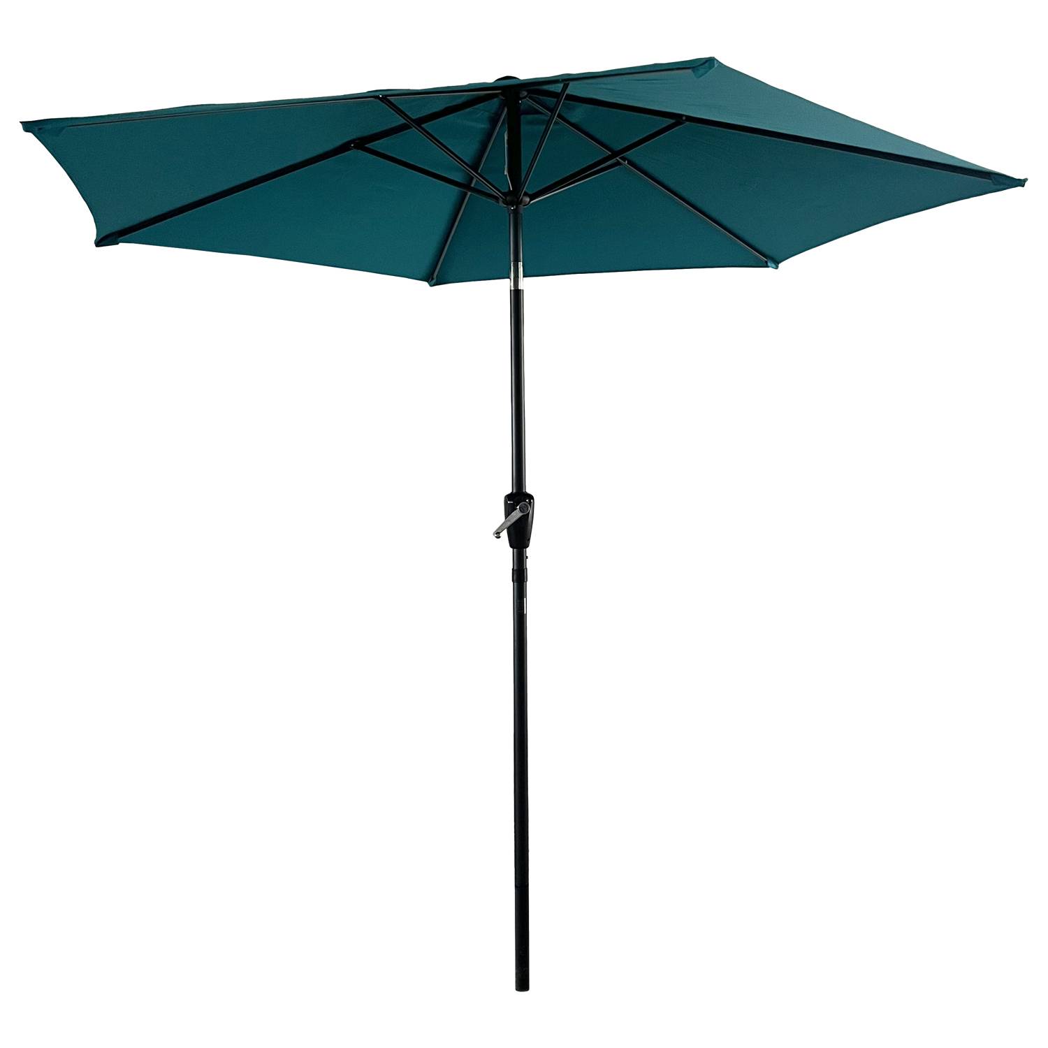 Parasol droit HAPUNA rond 2,70m de diamètre bleu - HAPPY GARDEN - Imagen 1