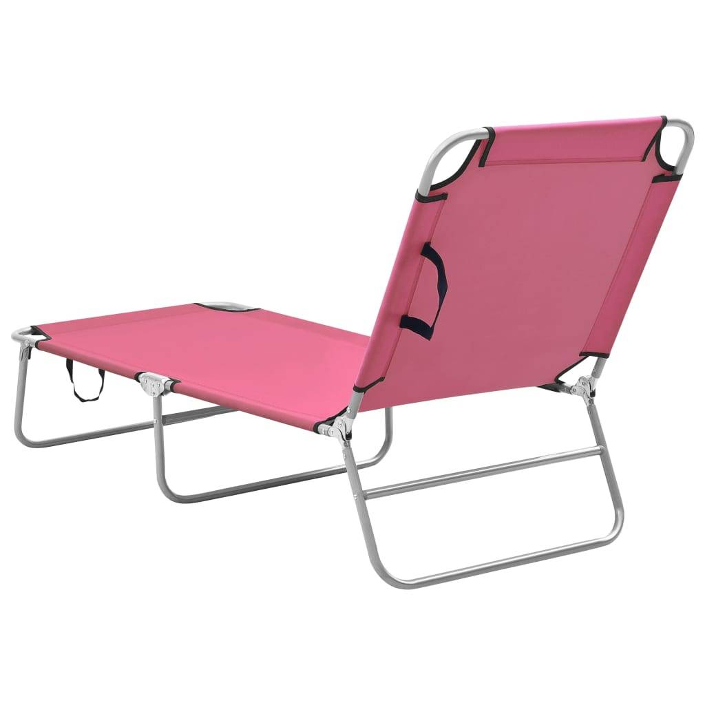 Prolenta Premium - Chaise longue d'extérieur Rose 58 X 189 cm - Prolenta Premium - Image 4
