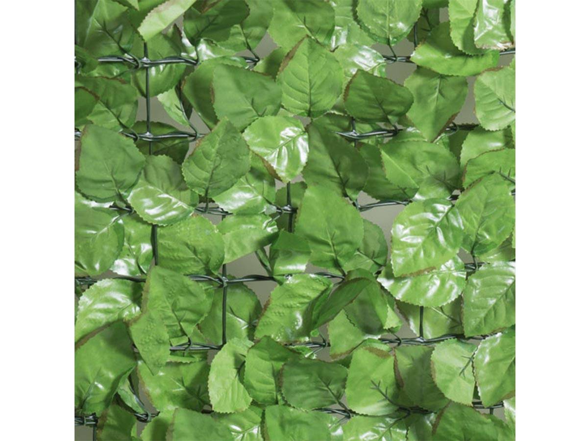 Jardideco - Haie artificielle Feuilles de rosier 6 m - 2 rouleaux 3 x 1 m - Jardideco - Image 2