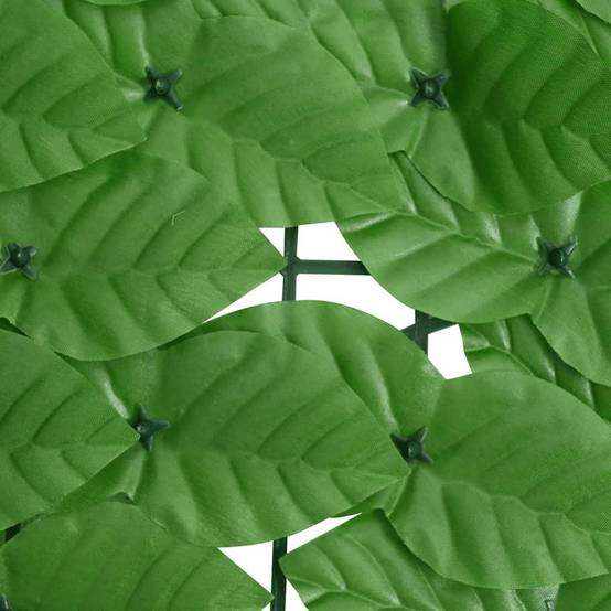 Écran de balcon avec feuilles vert 500 x 150 cm - PANGIVO - Image 4