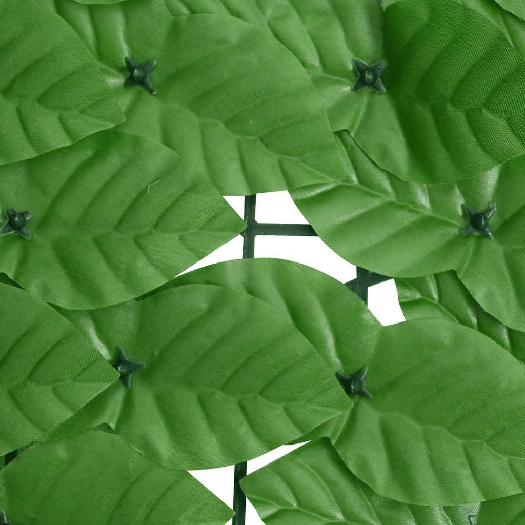 Écran de balcon avec feuilles vert 500 x 150 cm - PANGIVO - Image 4