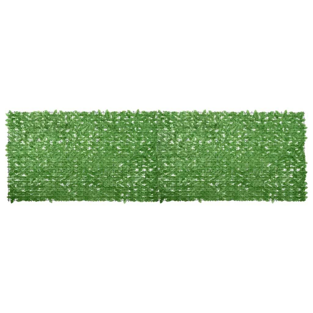 Écran de balcon avec feuilles vert 500 x 150 cm - PANGIVO - Image 1
