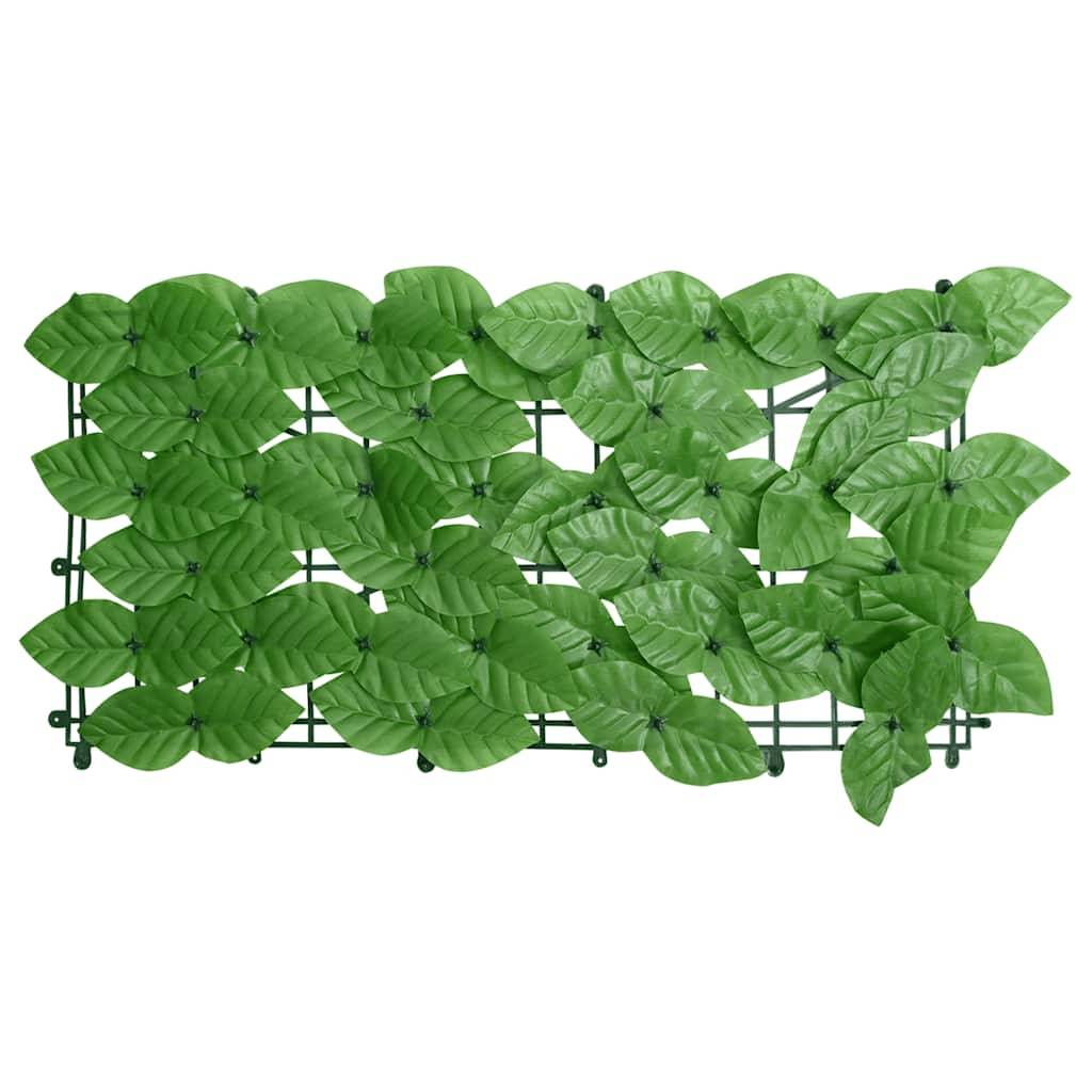 Écran de balcon avec feuilles vert 500 x 150 cm - PANGIVO - Image 2