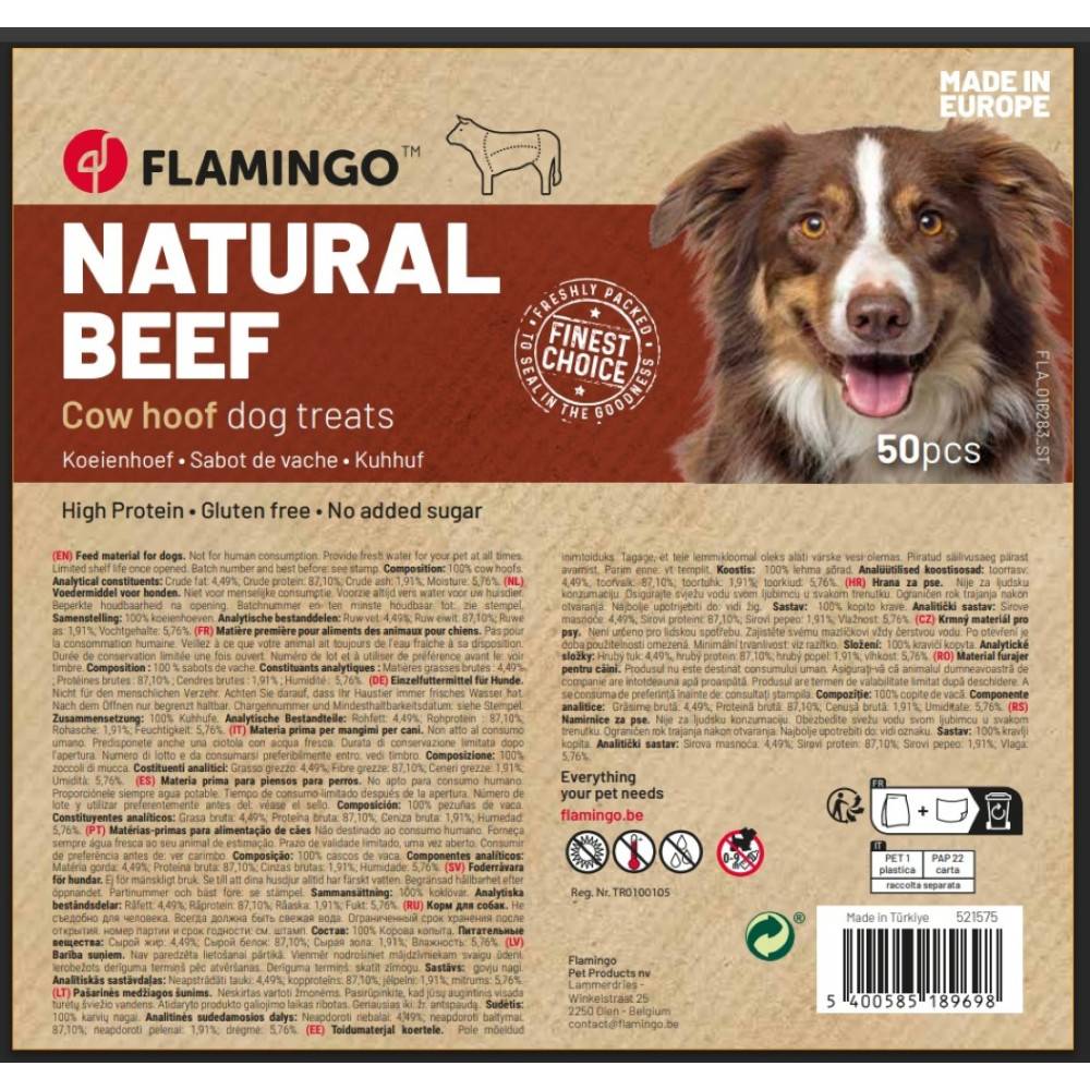 50 Sabots de vache friandise pour chien - Imagen 4