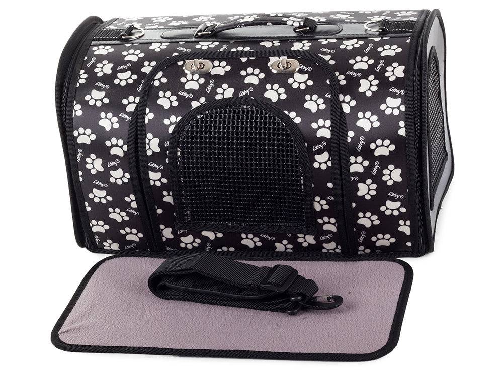 Sac de transport pour chien et chat 49cm noir - Image 2