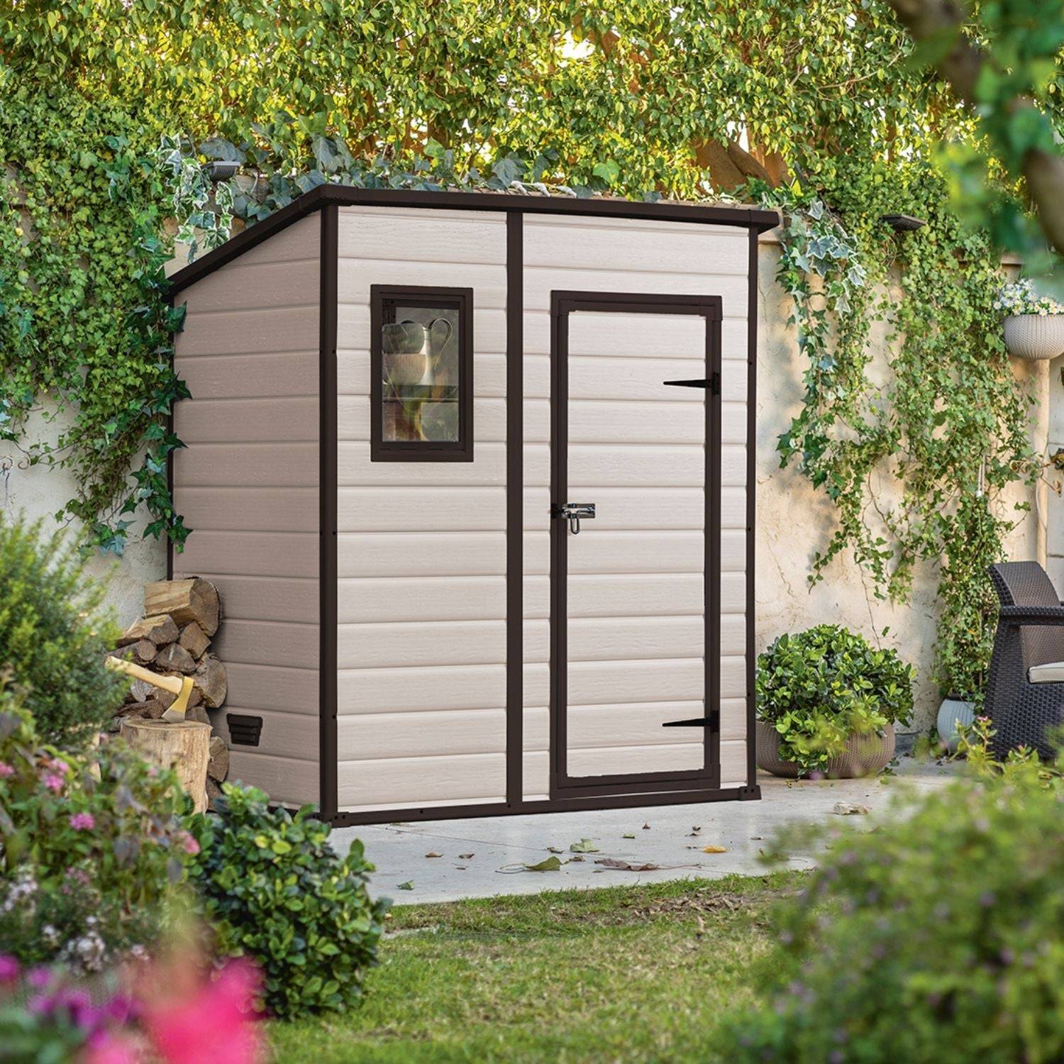 Keter - Abri de jardin 2,3m² MANOR 6x4 Beige Keter