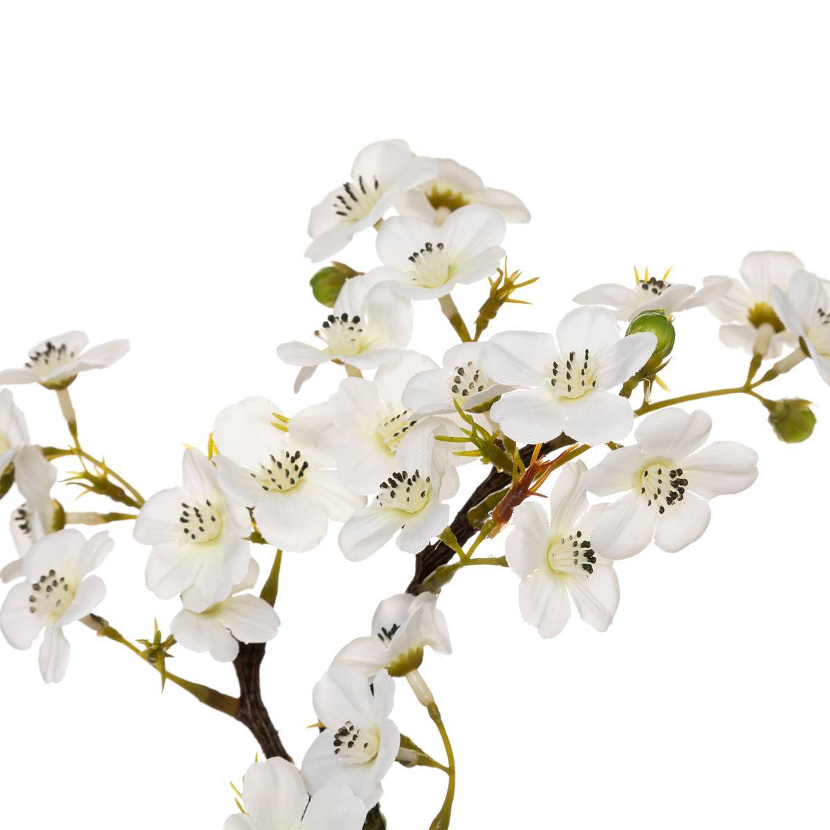 Atmosphera - Cerisier artificiel "Mela" blanc H26cm - Atmosphera Créateur d'intérieur - Imagen 2