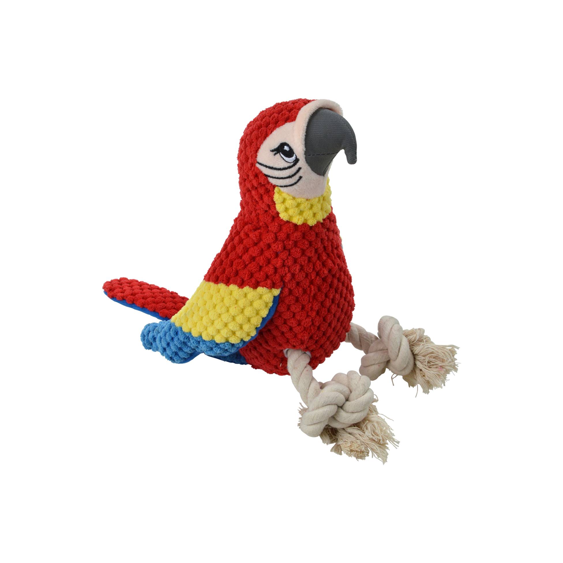 Jouet peluche Mateo le perroquet corde pour chien - Image 1