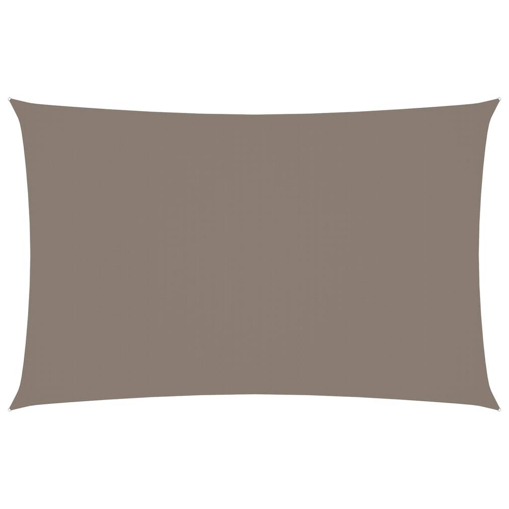 Helloshop26 - Voile toile d'ombrage parasol tissu oxford rectangulaire 3 x 6 m taupe - Imagen 1