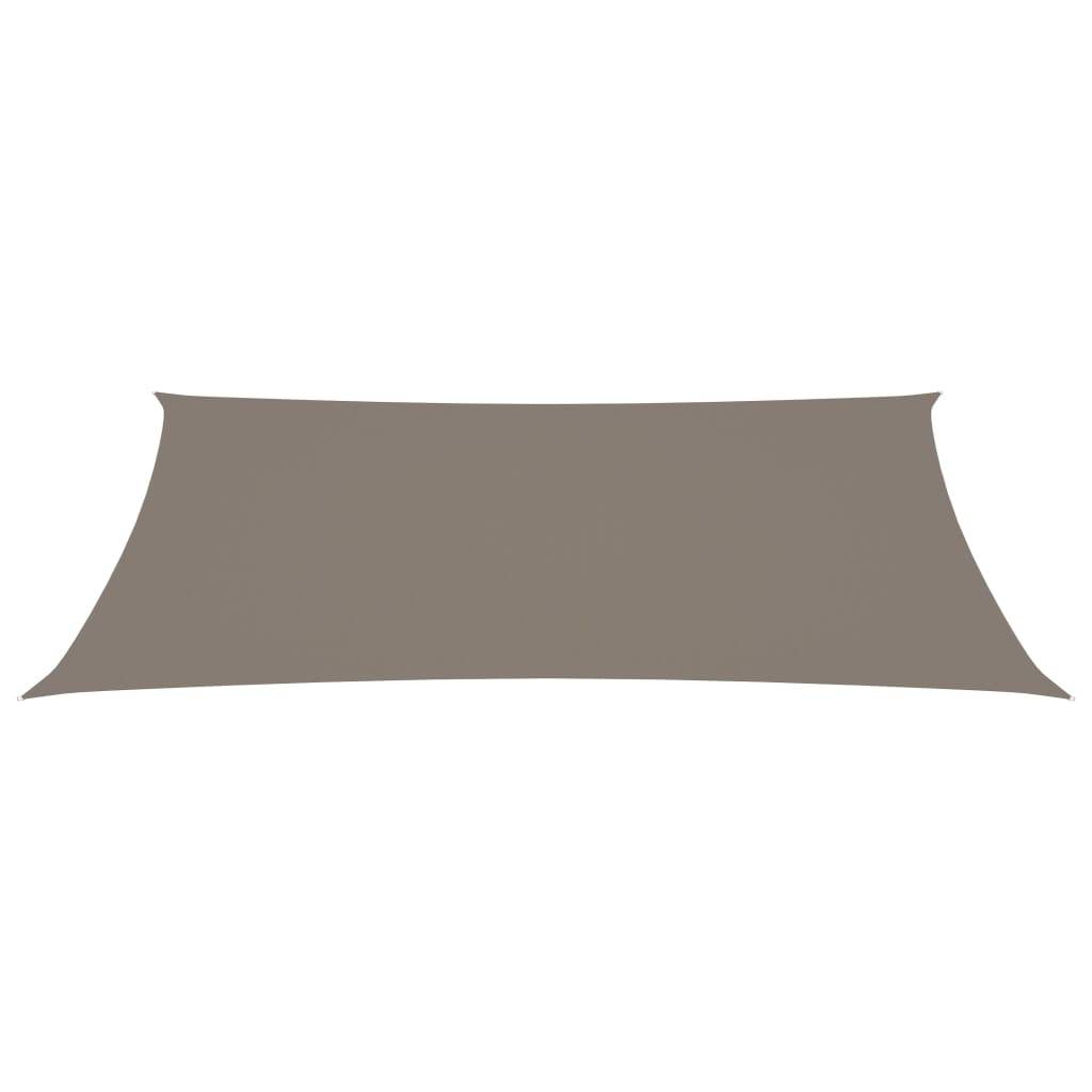 Helloshop26 - Voile toile d'ombrage parasol tissu oxford rectangulaire 3 x 6 m taupe - Imagen 2