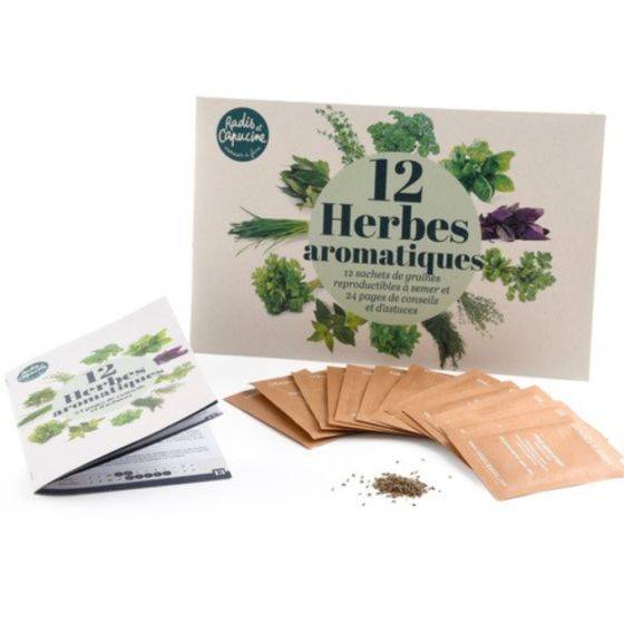 Radis et Capucine - Radis et Capucine - Enveloppe 12 sachets - Aromates à semer - Imagen 3