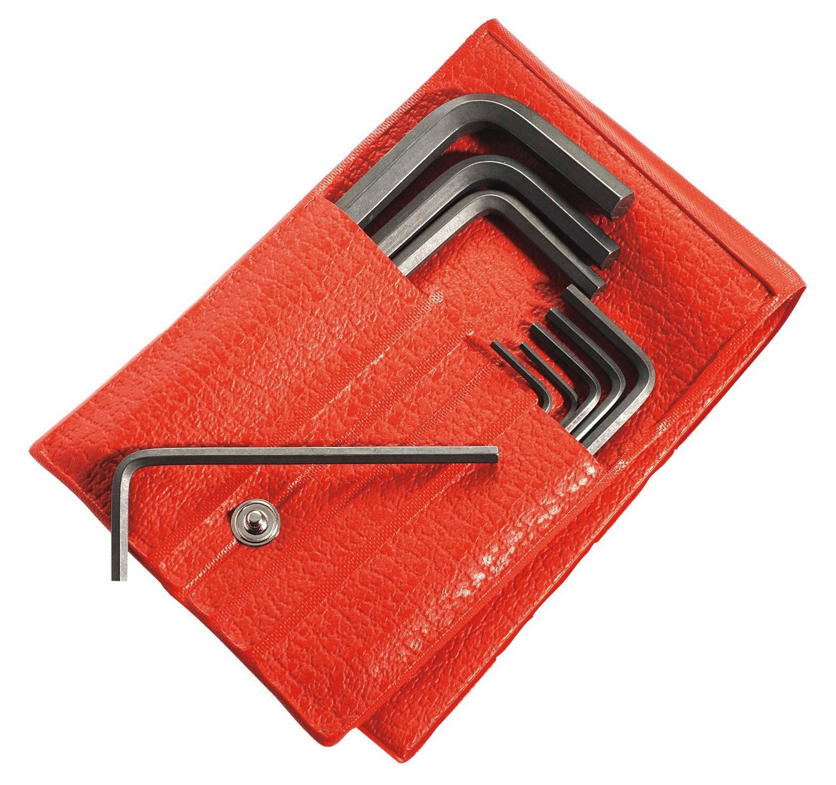 Jeu de 10 clés mâles en pouces 6 pans diamètres 1/16'' à 3/8'' en trousse - FACOM - 82H.JU10 - Image 1