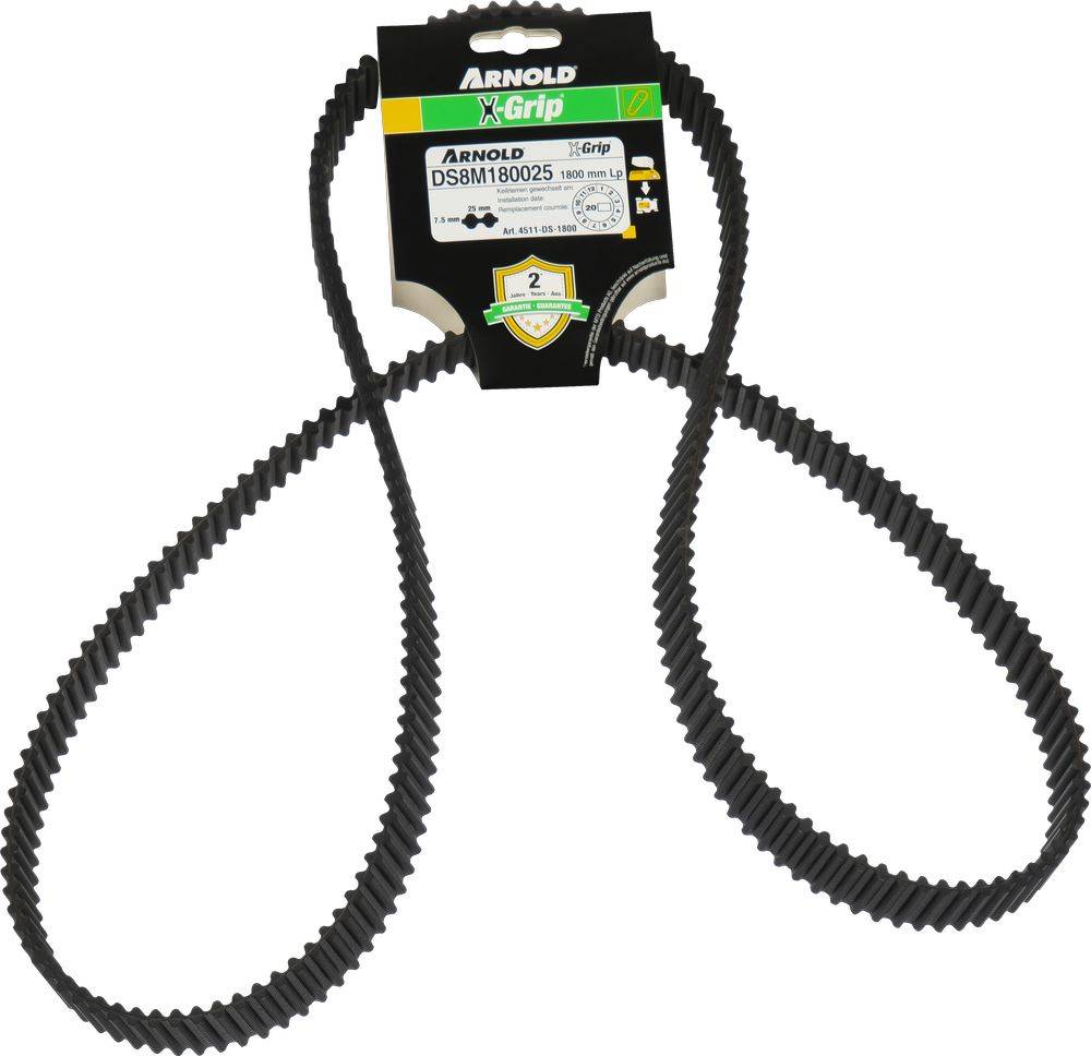 Arnold - Courroie dentée trapézoïdale X-Grip de type 25DS8M1800 Arnold - Imagen 1