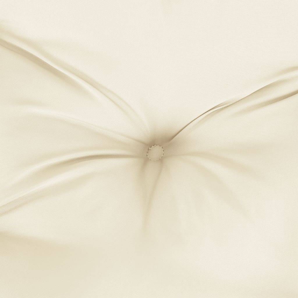 Coussin de banc de jardin crème 120x50x7 cm tissu oxford P114 - Image 5