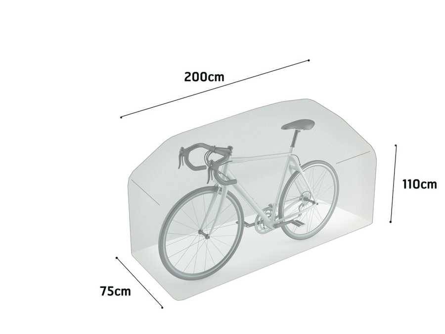 Nortène - Funda de protección para bicicleta - 200 x H 110 cm Nortene - Imagen 2