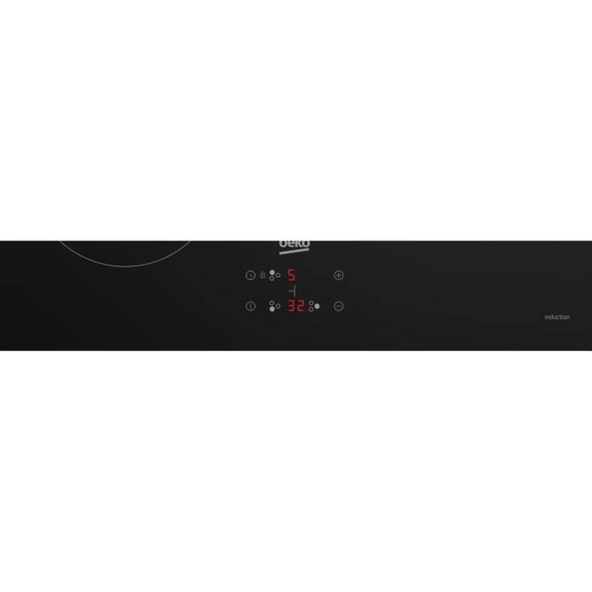 Beko - Table de cuissson à induction 60cm 3 feux 7200w noir HII63405MT Beko - Image 3