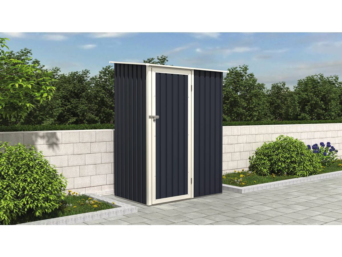 Habitat Et Jardin - Abris De Jardin Métal "vega Ii"- 1.35 M² -gris -habitat Et Jardin - Imagen 2