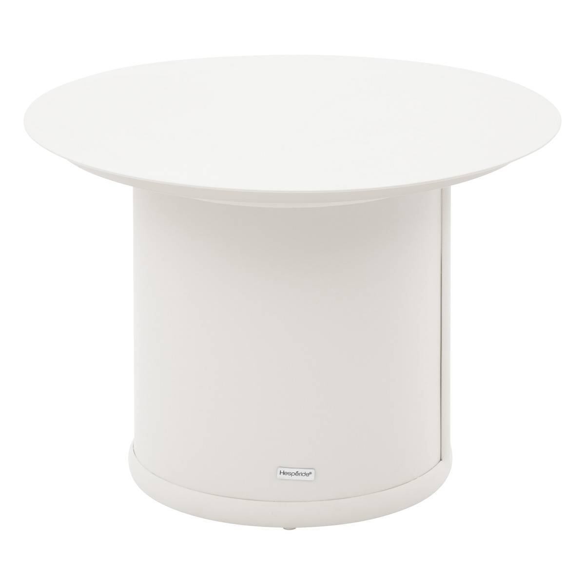 Hesperide - Table basse de jardin ronde "Olimio" avoine 68 x 50cm en aluminium  Hespéride - Image 2