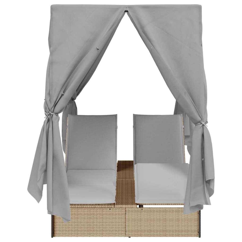 Vidaxl - Transat double Gris polyrotin vidaXL 3376130 - Image 6