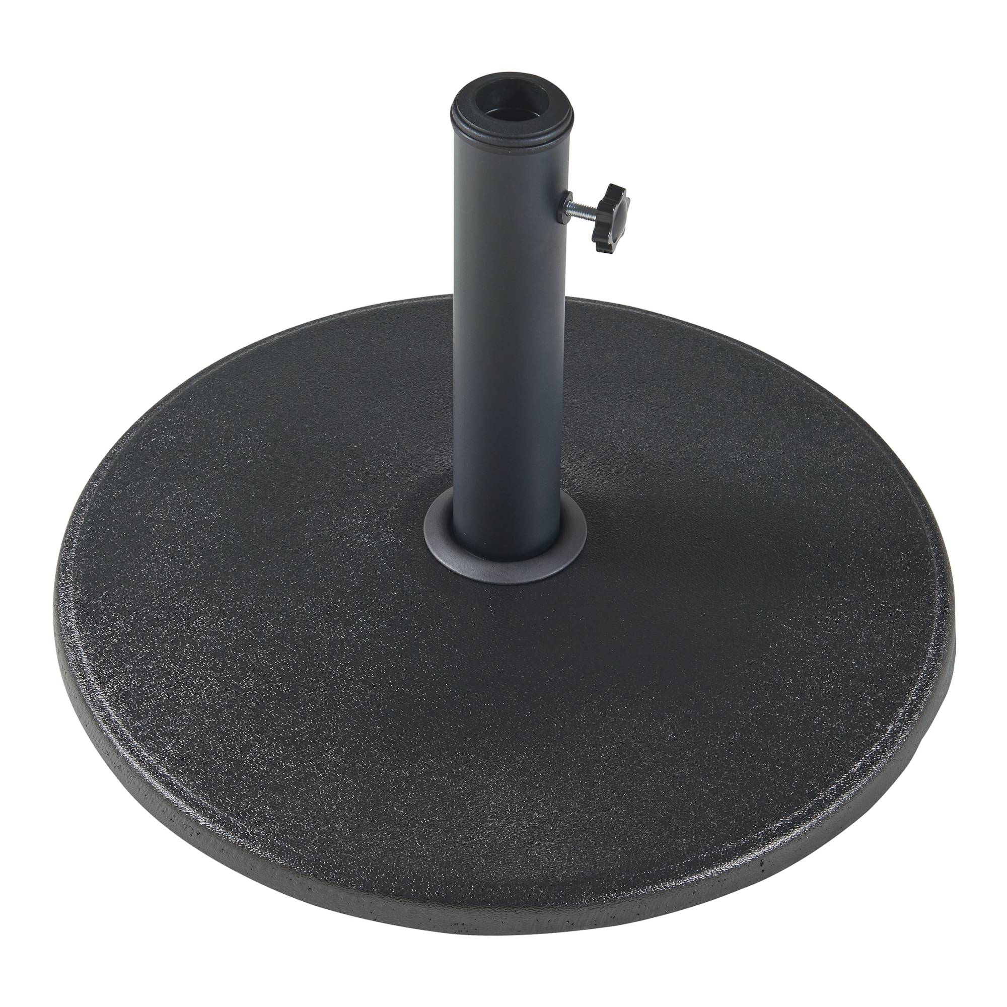 Casa.Pro - Pied de parasol Bionaz béton 50 x 6 cm noir casa.pro - Imagen 4