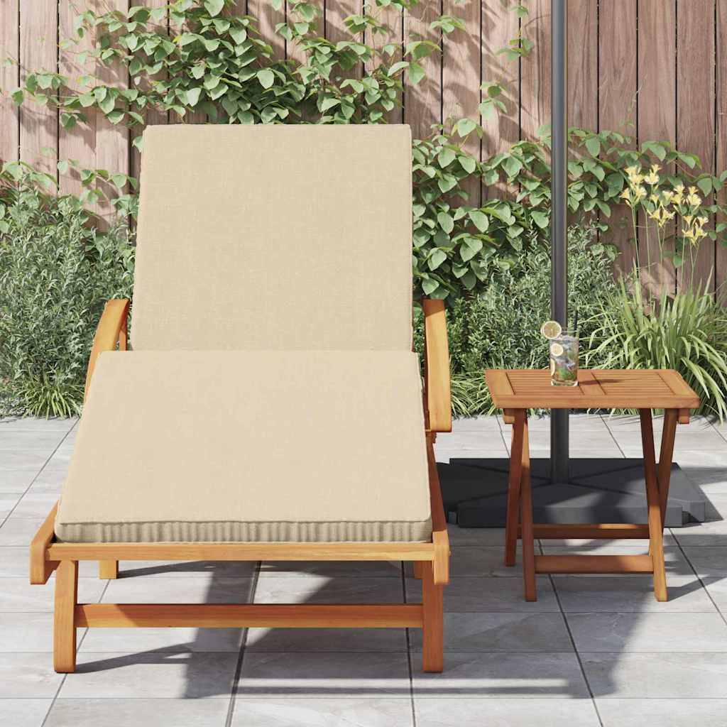 Vidaxl - Transat Bois d'Acacia Massif Beige vidaXL 4105529 - Image 4