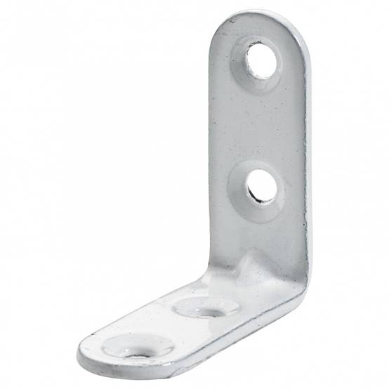 Lot de 20 équerres de chaise acier époxy HETTICH, l.40 mm