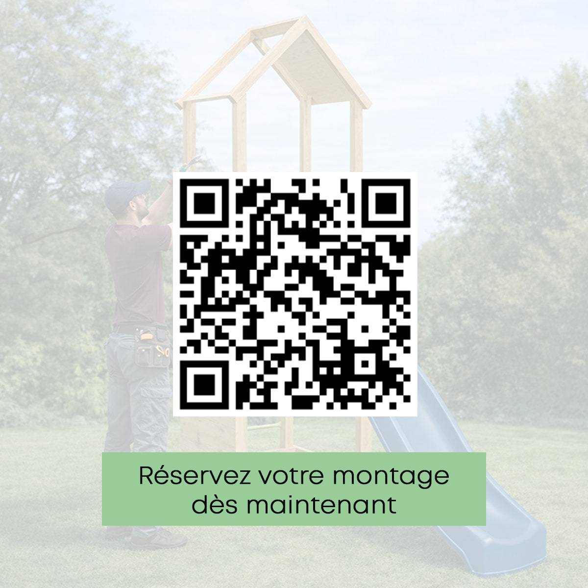 Trigano Jardin - Aire de jeux en bois double plateformes J-24611P1 Trigano Jardin - Imagen 5